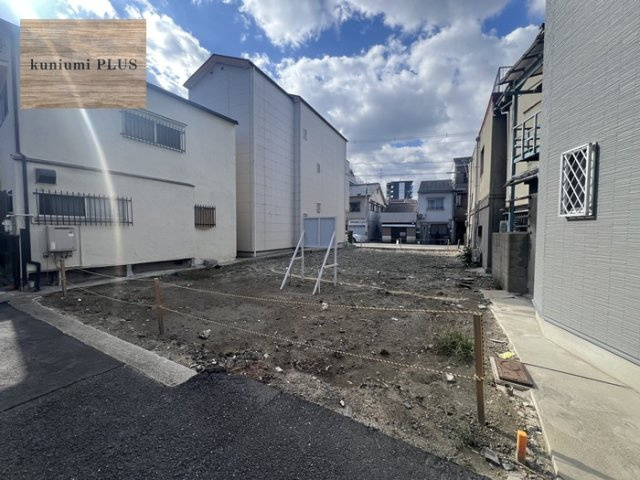 大阪市旭区中宮3丁目　C号地の前面道路含む現地写真