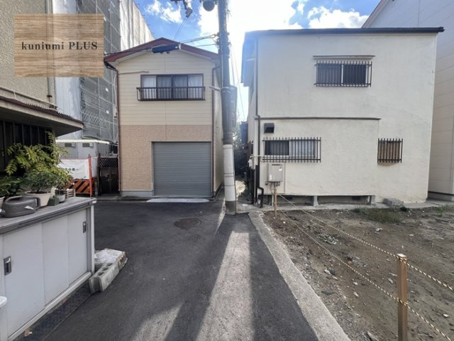 大阪市旭区中宮3丁目　C号地の前面道路含む現地写真