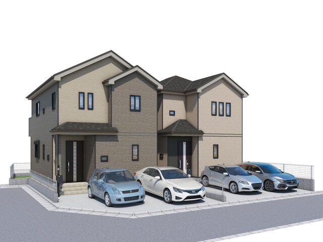 【外観パース】 | 明石市二見町西二見（全2棟）B号棟