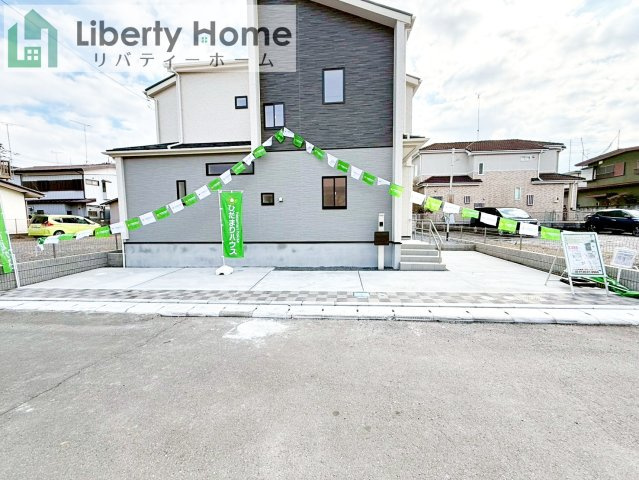 土浦市天川2丁目6期　新築戸建の駐車場