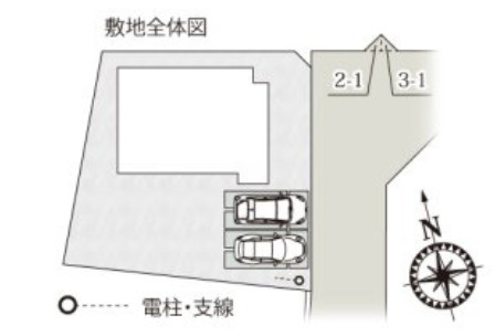 【区画図】 | 加須市久下第7期　ワイウッドコート　新築戸建　全10棟　1号棟
