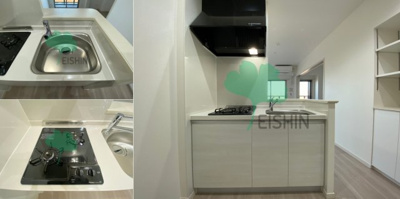 【キッチン】 | リレア山王 | シンプルな清潔感のあるキッチンです！