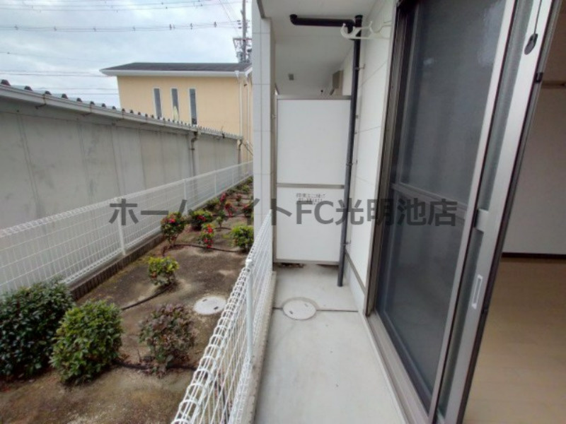 フジパレスフォーゲルⅢ番館のバルコニー