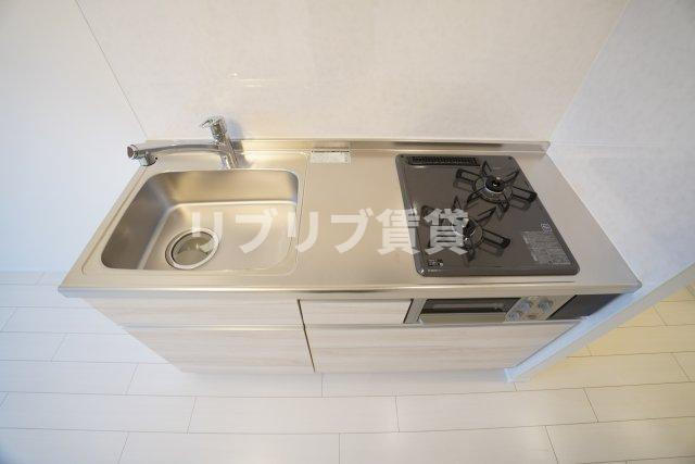 Lyk都町B棟のキッチン