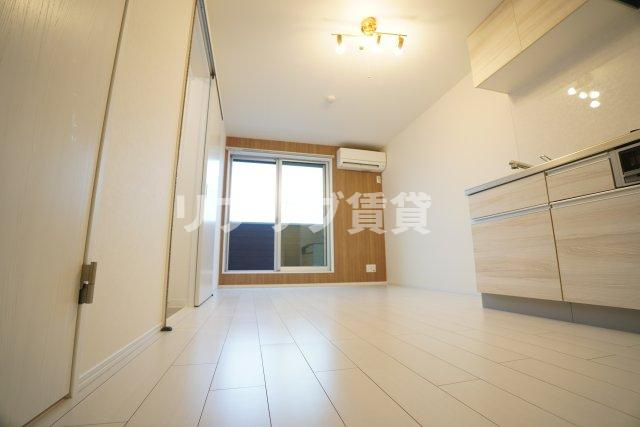 Lyk都町B棟の居間・リビング