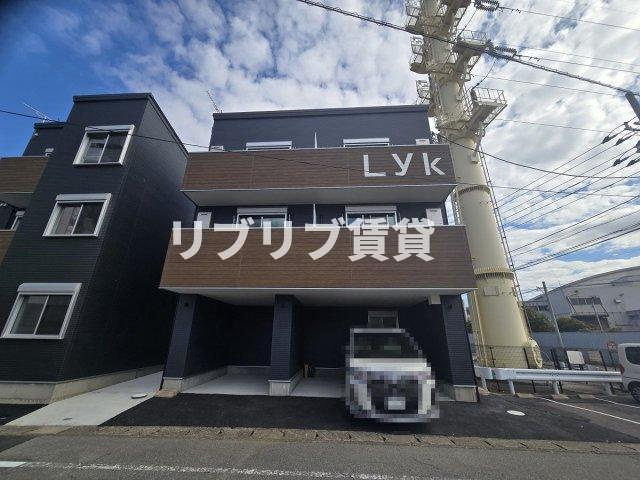 Lyk都町B棟の外観