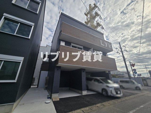 Lyk都町B棟の外観