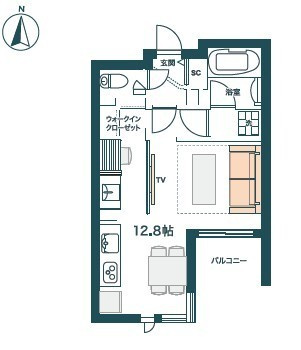 【その他】 | グロリア要町 | ベッドは昇降し、上昇時に下部はソファとして利用できます。