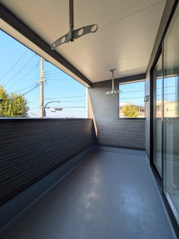 神戸市西区大沢1丁目新築戸建4号棟のバルコニー
