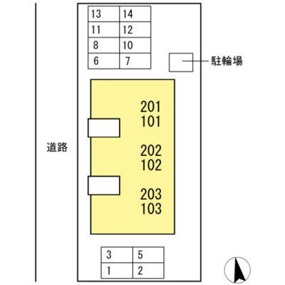 【区画図】 | プランドールＹ