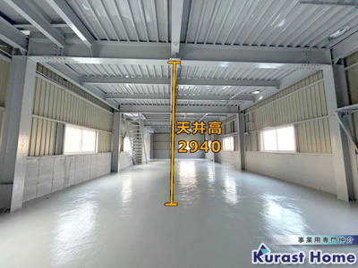 【内装】 | 古室3丁目倉庫 | 1階天井高