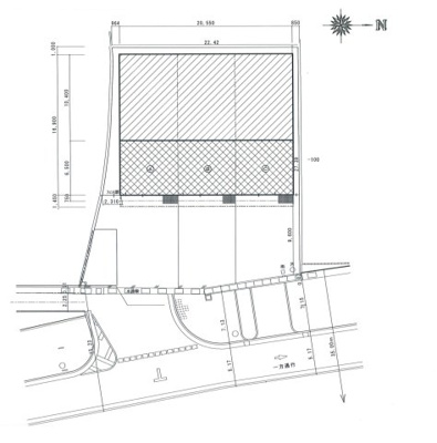 【区画図】 | ＜新築＞美原区南余部事務所・倉庫