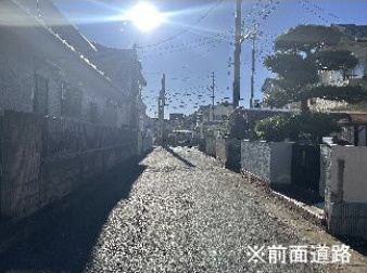 【前面道路含む現地写真】 | 北本市東間5丁目　新築戸建　全1棟　1号棟