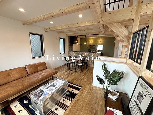 【仲介手数料０円】相模原市中央区上溝　新築一戸建て　6号棟　全6棟の居間・リビング|相模原市中央区上溝　新築一戸建て　