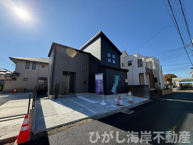 平塚市田村8丁目　新築戸建　の前面道路含む現地写真|現地外観