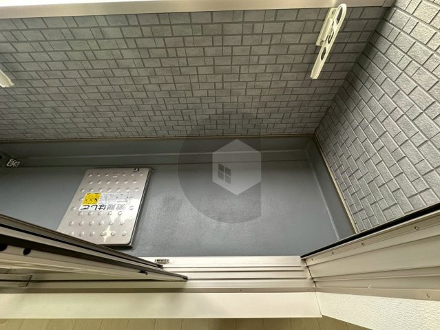 クリエオーレ吉田下島のバルコニー