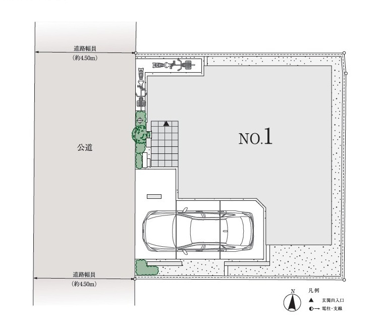 練馬区田柄4丁目　豊かな設備仕様　個性輝く特別な1邸の区画図