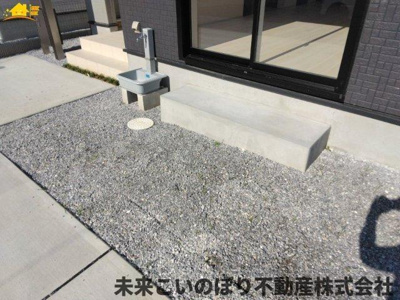 【庭】 | Blooming Garden北足立郡伊奈町中央4丁目1号棟 | お庭のお手入れも楽々。プチ家庭菜園などにもオススメです！