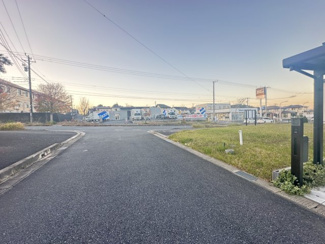【前面道路含む現地写真】 | 木更津市矢那　土地　木更津駅