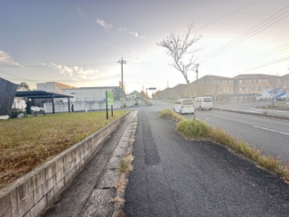 【前面道路含む現地写真】 | 木更津市矢那　土地　木更津駅