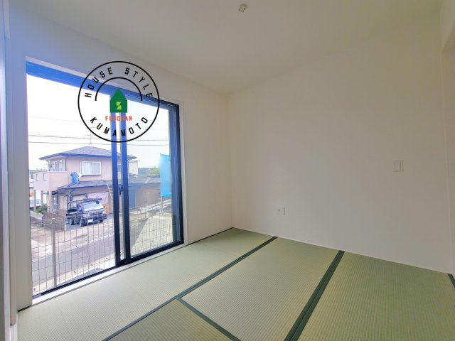 菊池郡大津町大字大津第7-3棟（5号棟）　の内観：施工例|柔らかい畳が心地よい和室