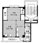 ビレッジハウス生守１号棟　の間取り