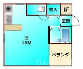 【間取り】 | メゾンオレンジ3A.B