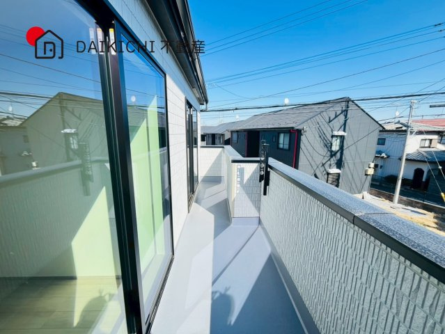 【バルコニー】 | 北本市宮内2丁目　ハートフルタウン　新築戸建　全1棟　1号棟