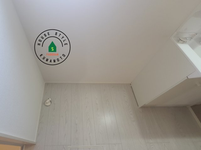 菊池郡大津町大字大津第8-3棟（1号棟）　の内観：施工例|ランドリースペースとなります。広々して有効的にご使用できます。 