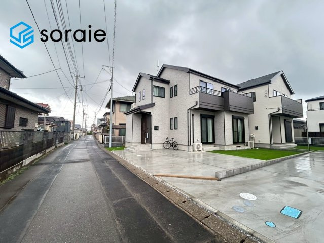 狭山南入曽20期全2棟　新築戸建　ハートフルタウンの前面道路含む現地写真|3月26日撮影