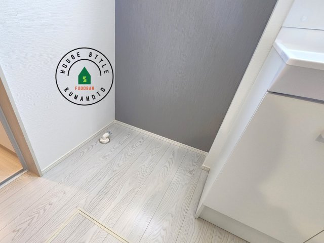 菊池郡大津町大字大津第8-3棟（2号棟）　の内観：施工例|ランドリースペースとなります。広々して有効的にご使用できます。 