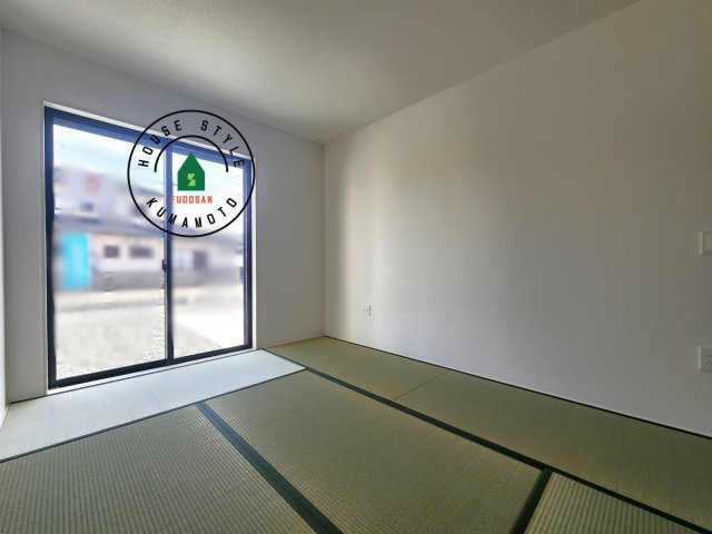 菊池郡大津町大字大津第8-3棟（2号棟）　の内観：施工例|柔らかい畳が心地よい和室