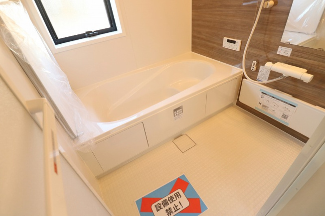 【浴室】 | 富士見市渡戸1丁目　新築一戸建住宅　全14棟　(ふじみ野店) | ゆったりとした浴室は１日の疲れを癒してくれます。