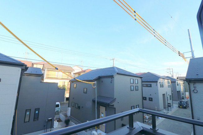 【展望】 | 富士見市渡戸1丁目　新築一戸建住宅　全14棟　(ふじみ野店) | ルーフバルコニーからの眺望。