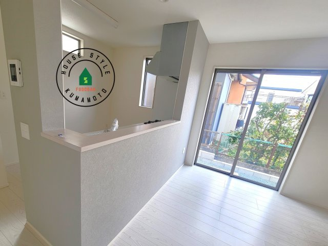 菊池郡大津町大字大津第8-3棟（6号棟）　の内観：施工例|キッチンから立ち込める香りが今日の料理を期待させます。