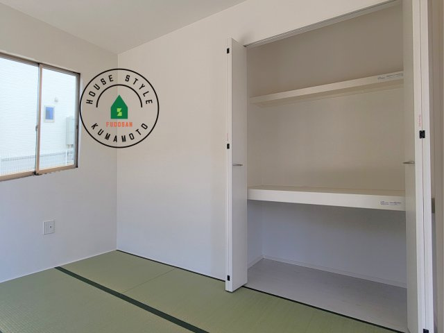 菊池郡大津町大字大津第8-3棟（6号棟）　の内観：施工例|収納には困りません。