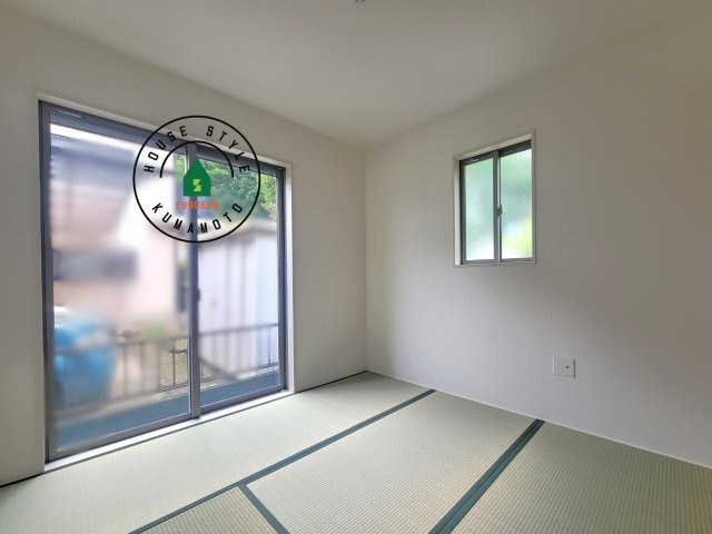 菊池郡大津町大字大津第8-3棟（6号棟）　の内観：施工例|柔らかい畳が心地よい和室