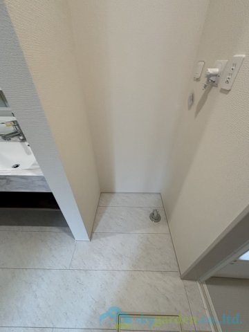 秦野市ひばりヶ丘　新築戸建　全2棟1号棟のランドリースペース