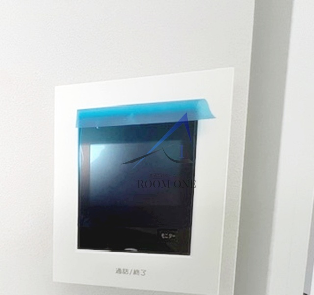 第二岩瀬ビルのセキュリティ|モニター付きインターホンです。