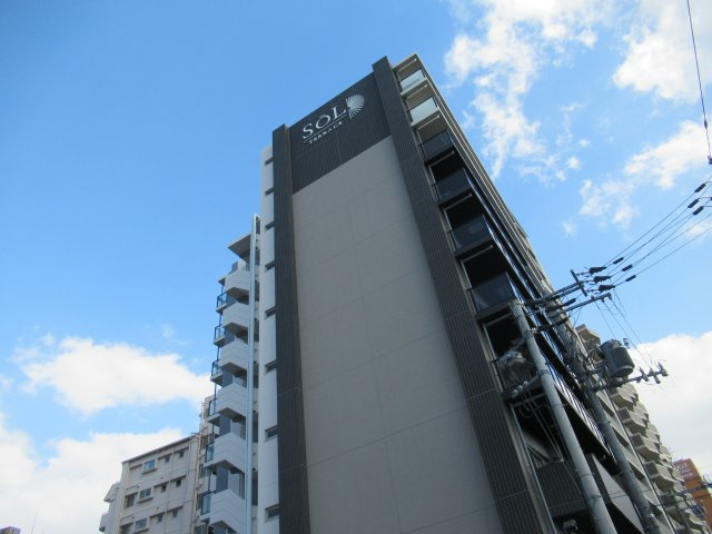 ソルテラスＫＯＢＥ湊町の外観|きれいな外観です