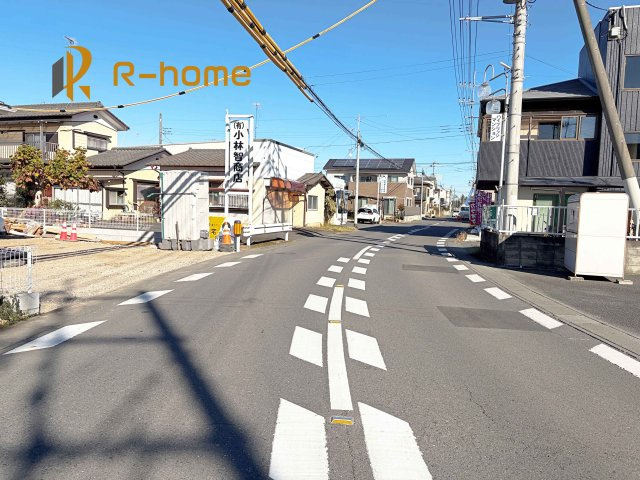 古河市諸川第13　新築戸建て　1号棟の前面道路含む現地写真|周辺環境も併せて案内致します♪
ぜひ現地へお越しください♪