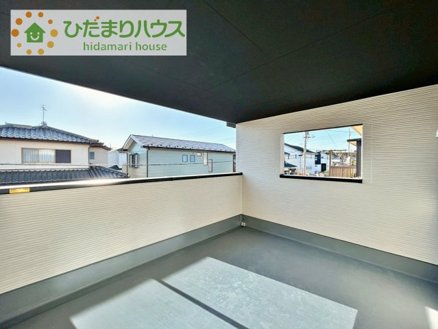 【バルコニー】 | 土浦市天川6期　新築戸建 | 人気が高いインナーバルコニーを採用♪天候を気にせず洗濯物を干せ、紫外線も気にせずに済みます(*^^)v