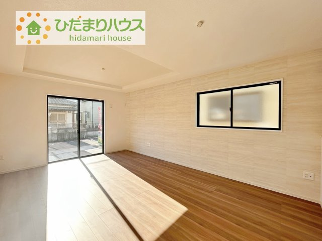 【居間・リビング】 | 土浦市天川6期　新築戸建 | 早くお仕事終わらせて、家に帰りたくなるようなリビングです(^^♪