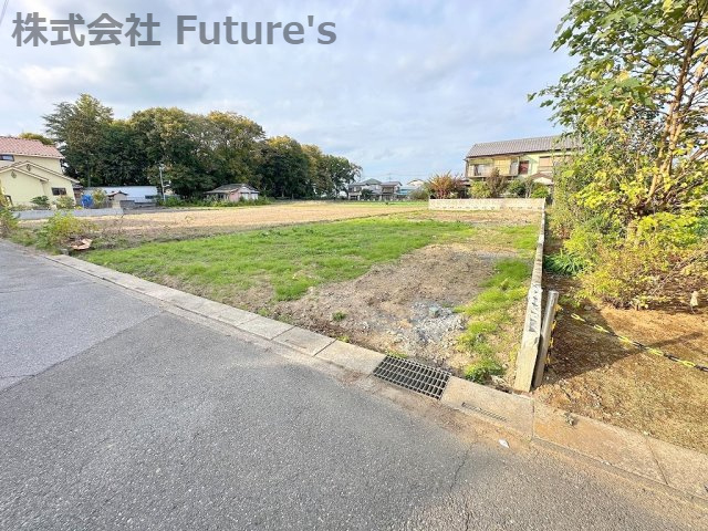 越谷市大成町1丁目　建築条件無し売地の外観|現地の写真になります。