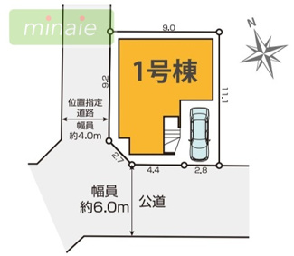 【区画図】 | 小学校11分　スーパー9分　LDK23帖　泉　限定1区画　