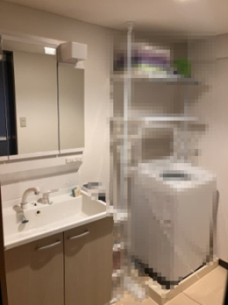 中の島マンション 2階の洗面所