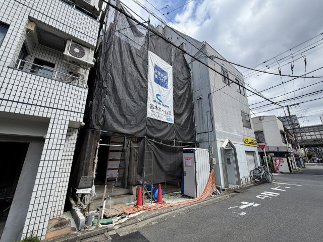 練馬区桜台1丁目　快適アクセス　新築戸建の前面道路含む現地写真
