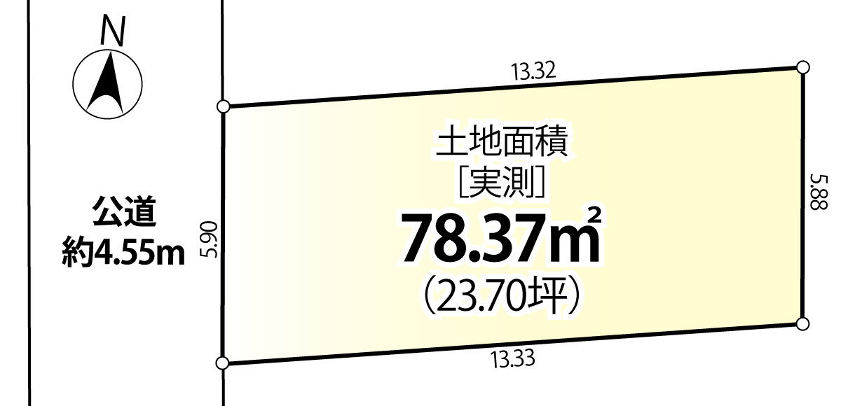 練馬区桜台1丁目　快適アクセス　新築戸建の区画図