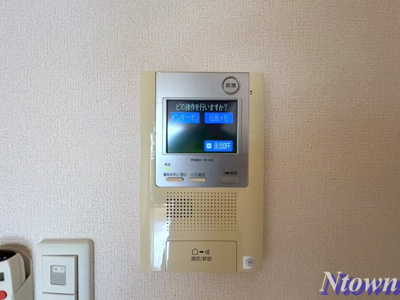 【セキュリティ】 | プレサンス泉セントマーク | モニター付きインターフォンです。