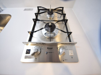 【キッチン】 | プレサンス難波インフィニティ | プレサンス難波インフィニティ　キッチンコンロ